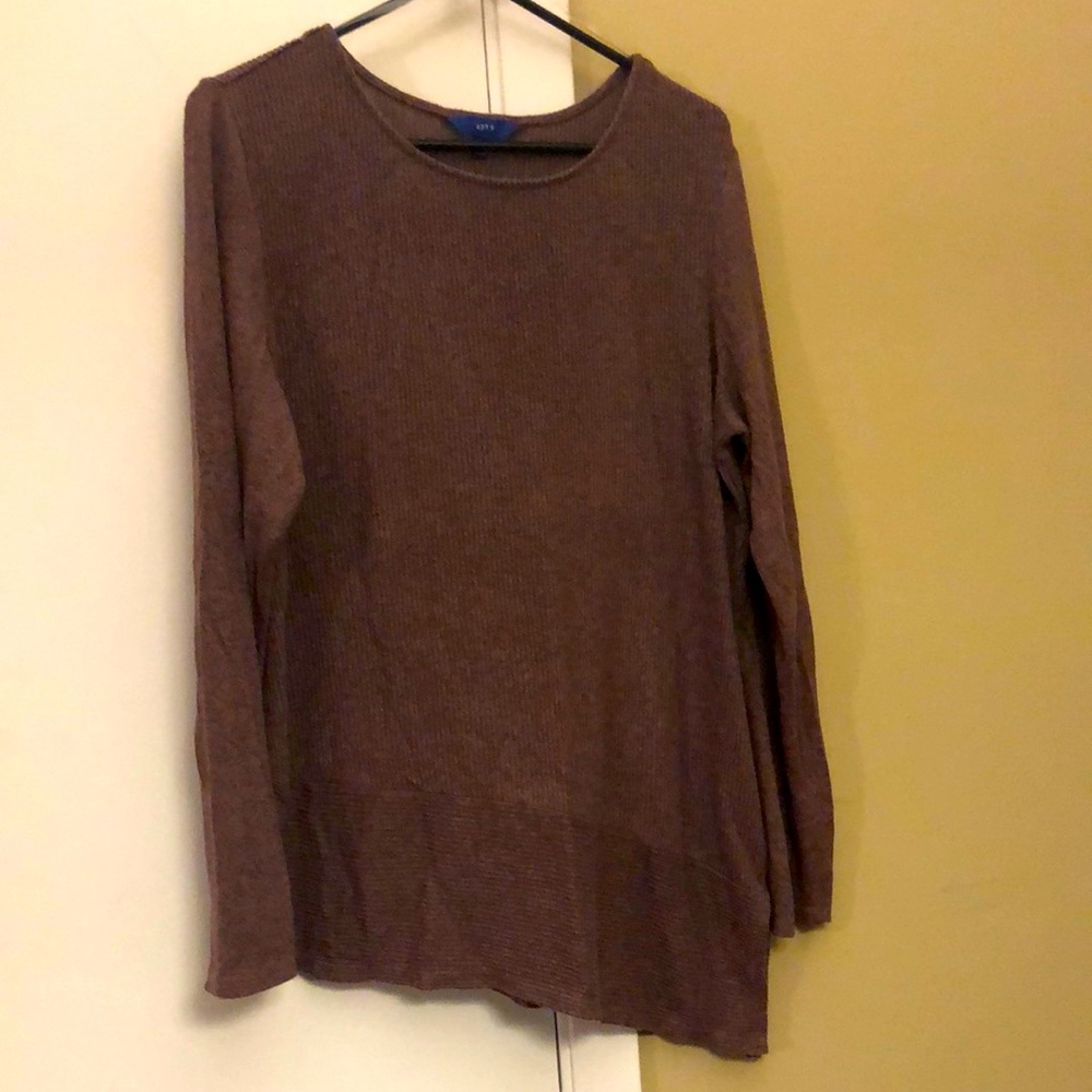 3 for $20 Apartment 9 dusty rose lightweight asymmetrical sweater Sz XL